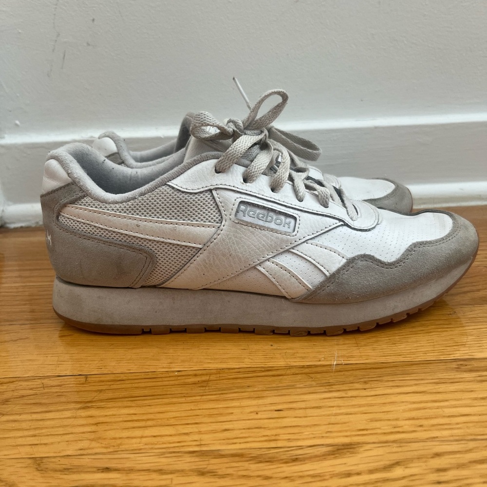 Reebok classics white leather / suede / mesh 8.5